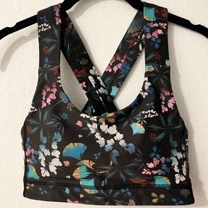 Lorna Jane Floral Print Sports Bra